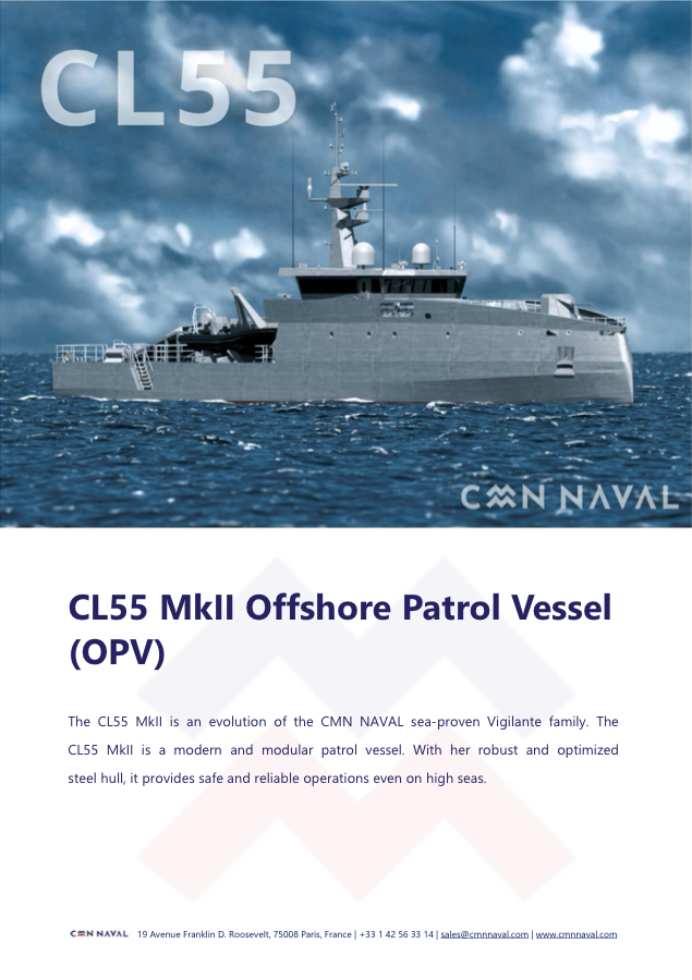 CL55 MkII Offshore Patrol Vessel vessel image