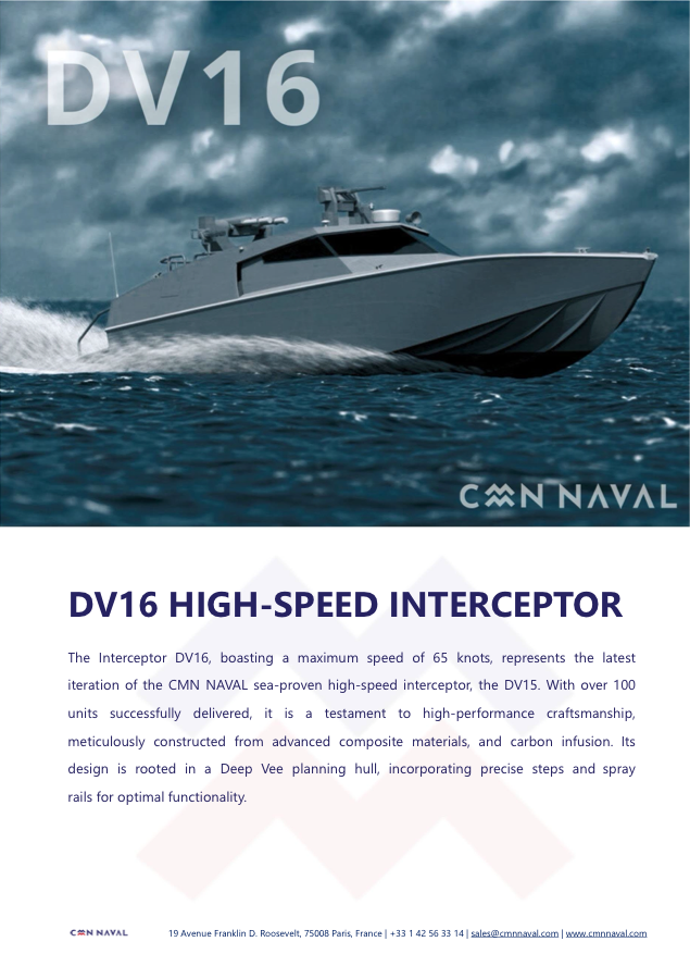 DV16 High-Speed Interceptor vessel image