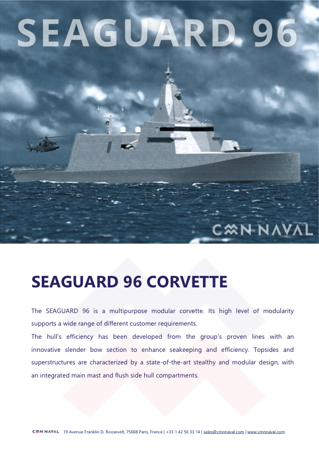 SeaGuard 96 Corvette vessel image